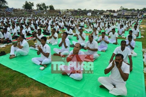 Tripura celebrates Yoga Day with zeal